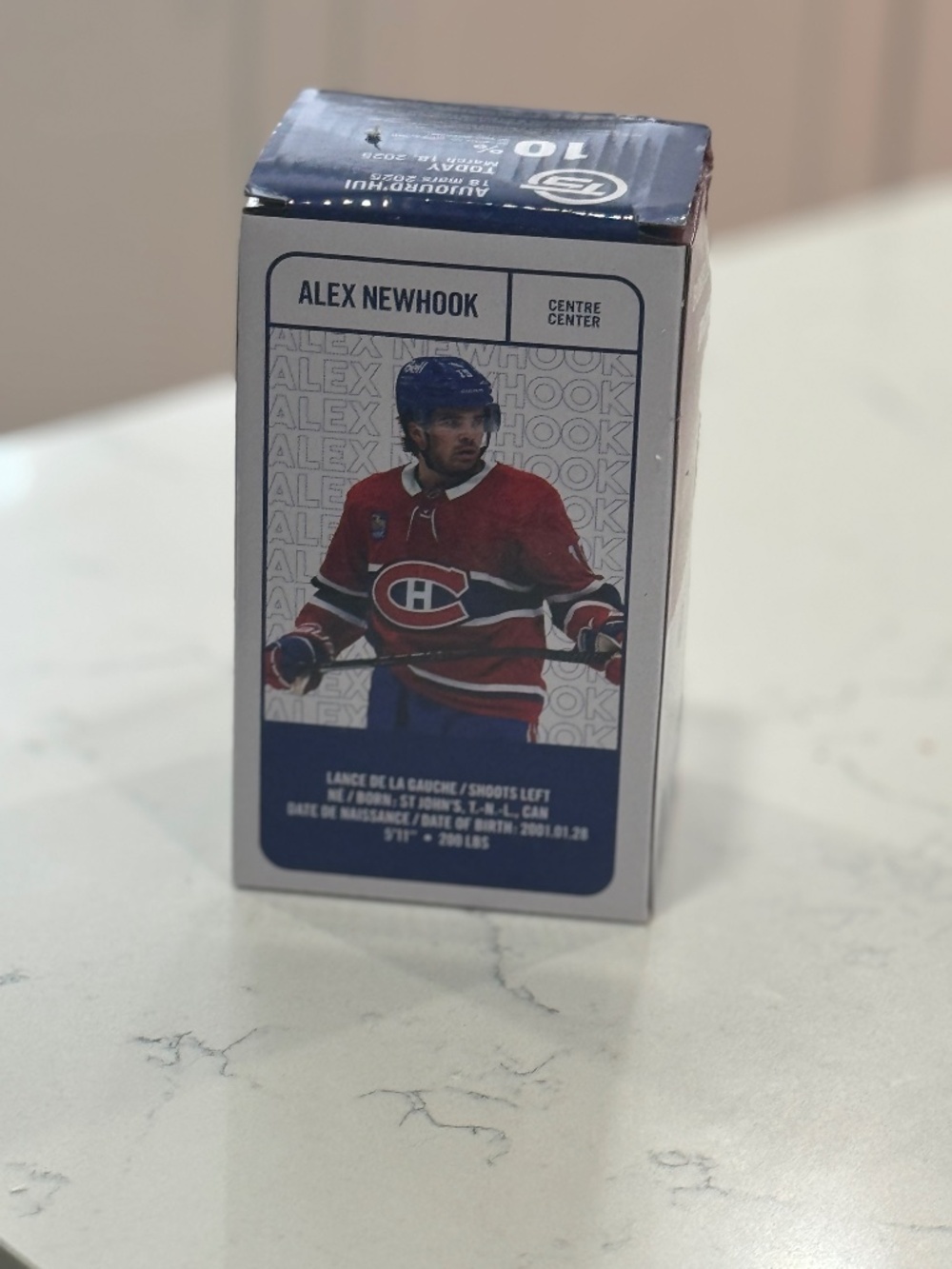 Montreal Canadiens - Alex Newhood Bobblehead, Memorabilia, Perfect for Fans - Picture 6 of 7